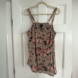 Torrid floral tank top